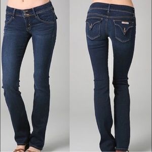 Hudson Beth Midrise Baby Boot Bootcut Dark Wash Jeans Size 31
